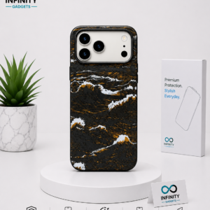 Premium Carbon Fiber Case (Black-Brown 1)